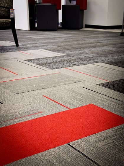Mohawk Group Headstrong carpet in an office