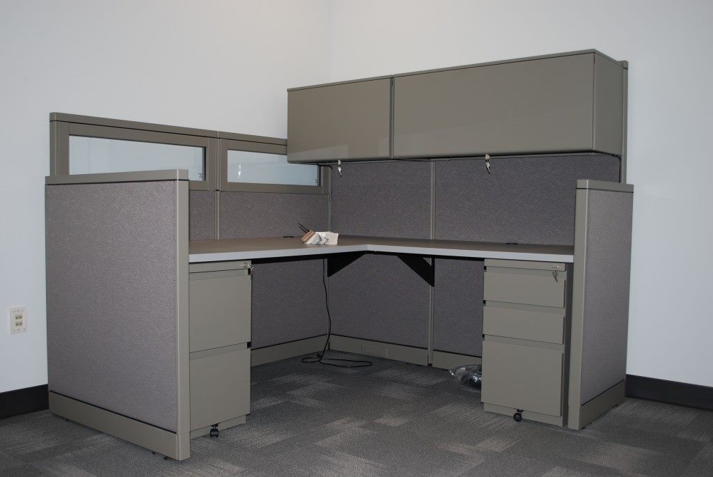 Remanufactured Steelcase cubicle