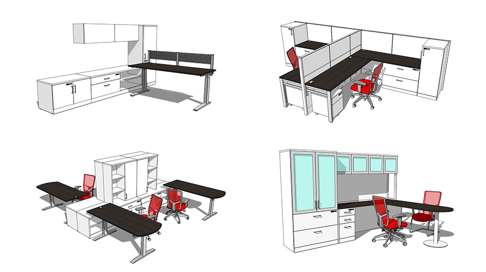 Office space planning and design